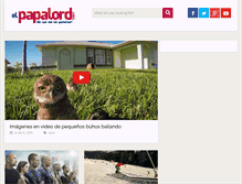 Tablet Screenshot of elpapalord.com
